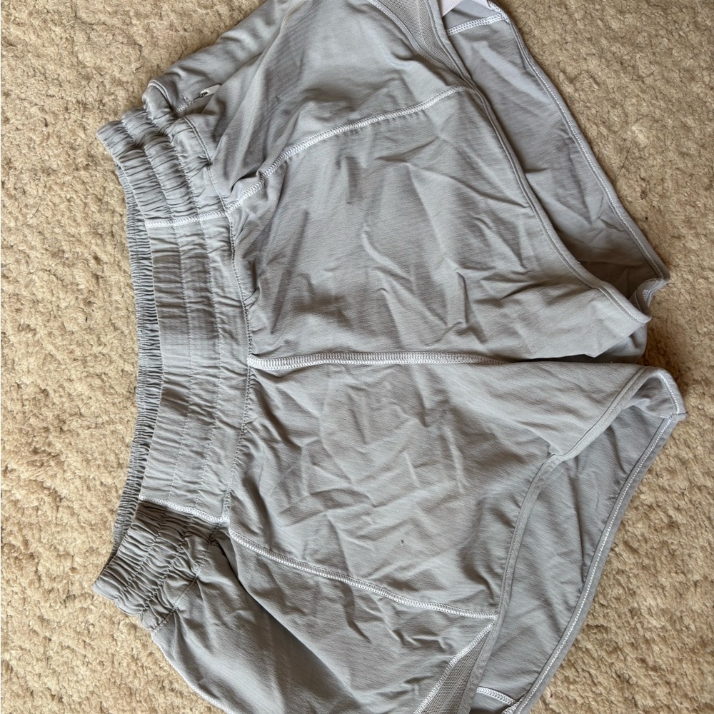 Lululemon Gray Running Shorts